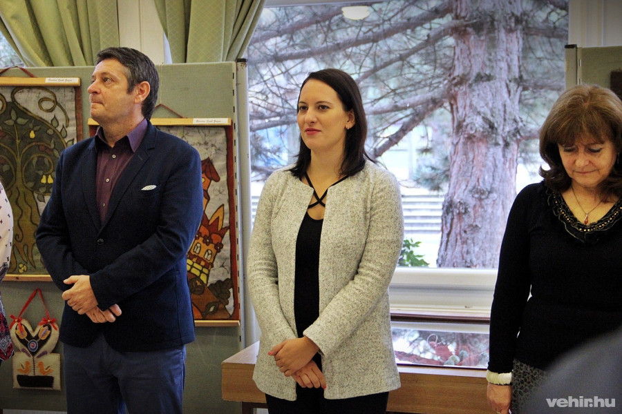 Horváth Szilárd iskolavezető és Hegedűs Barbara alpolgármester