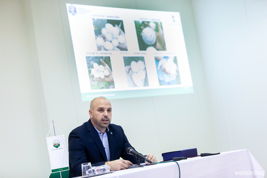 Sövényházi Balázs a Nemzeti Agrárgazdasági Kamara megyei elnöke tartott sajtótájékoztatót december 5-én Veszprémben