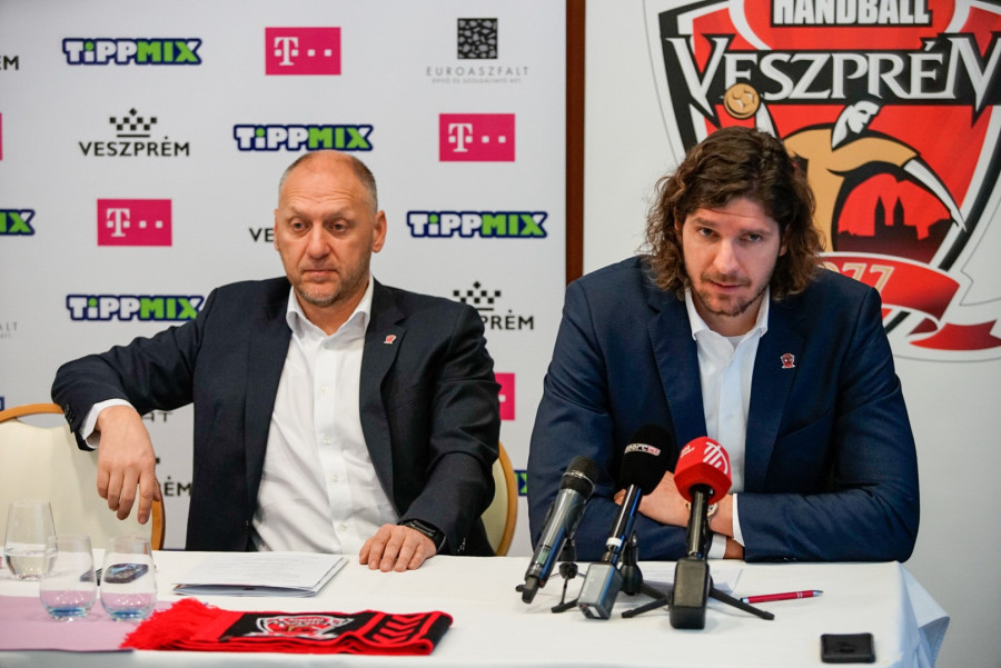 Mint azt Csík Zoltán és Nagy László is nyomatékosította, a Veszprém célja továbbra is a BL-győzelem (archív fotó)