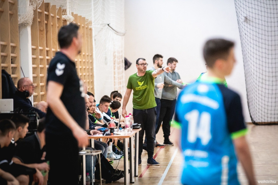 A vezetőedző Tombor Csaba egy pillanatra sem esett kétségbe (archív fotó)