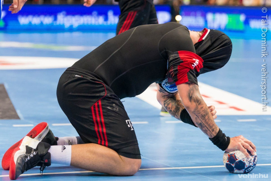 Nehéz a beállók élete: Andreas Nilsson a Szeged elleni bajnoki döntőben - Veszprém Aréna, 2017.05.20.