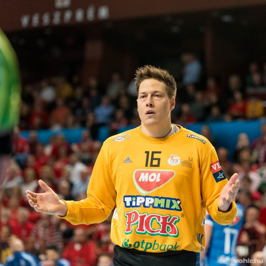A korábbi veszprémi kedvenc, Mikler Roland immáron a nagy rivális Mol-Pick Szeged mezében - Veszprém Aréna, 2019.12.07.