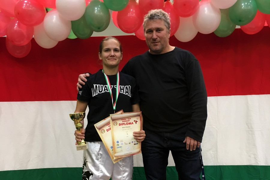 A világbajnok sikerpáros: Bécsi Nikolett és edzője, Vajky László