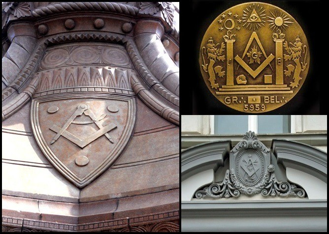 Szabadkőműves szimbólumok (Forrás: jegyzettar.blog.hu)