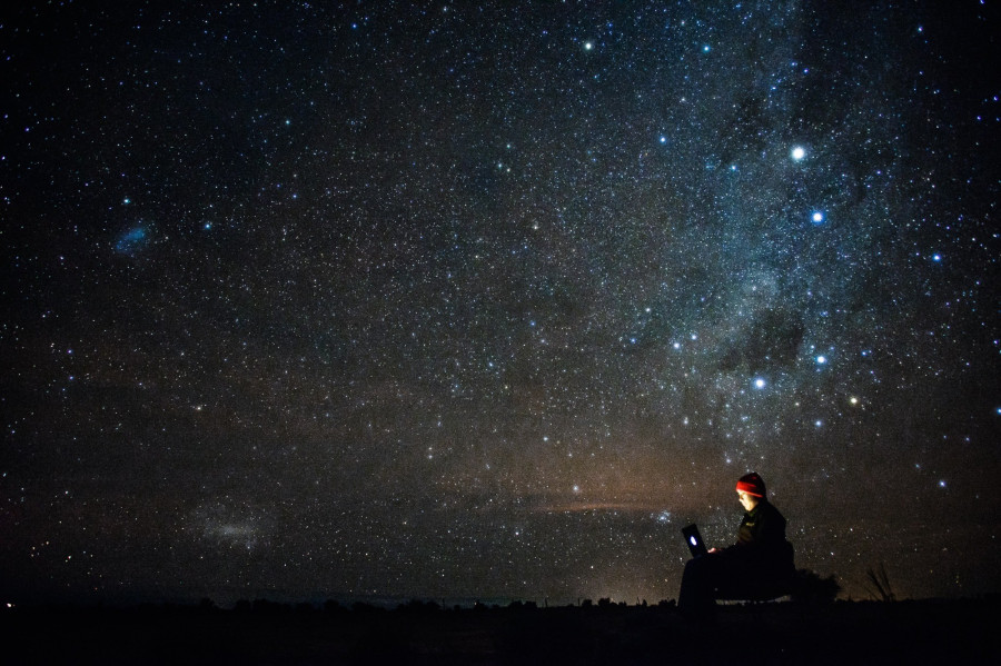 A világ egyik legjobb megfigyelőhelye, az Atacama-sivatag /Fotó: Johnson Wang, Unsplash