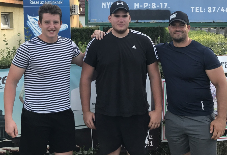 Striegencz Zalán, Péringer Márk és Mozsdényi Dávid - Fotó: VEDAC