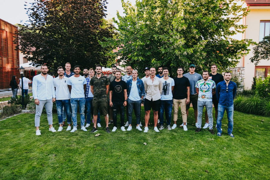 Vasárnap végre találkozhattak a csapat tagjai - Fotó: telekomveszprem.hu