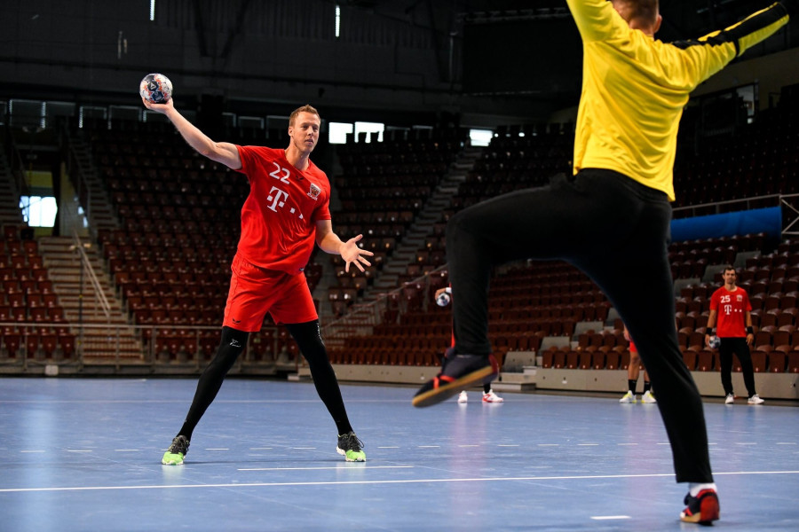 Markussen a Veszprém legmagasabb játékosa - Fotó: Telekom Veszprém Facebook