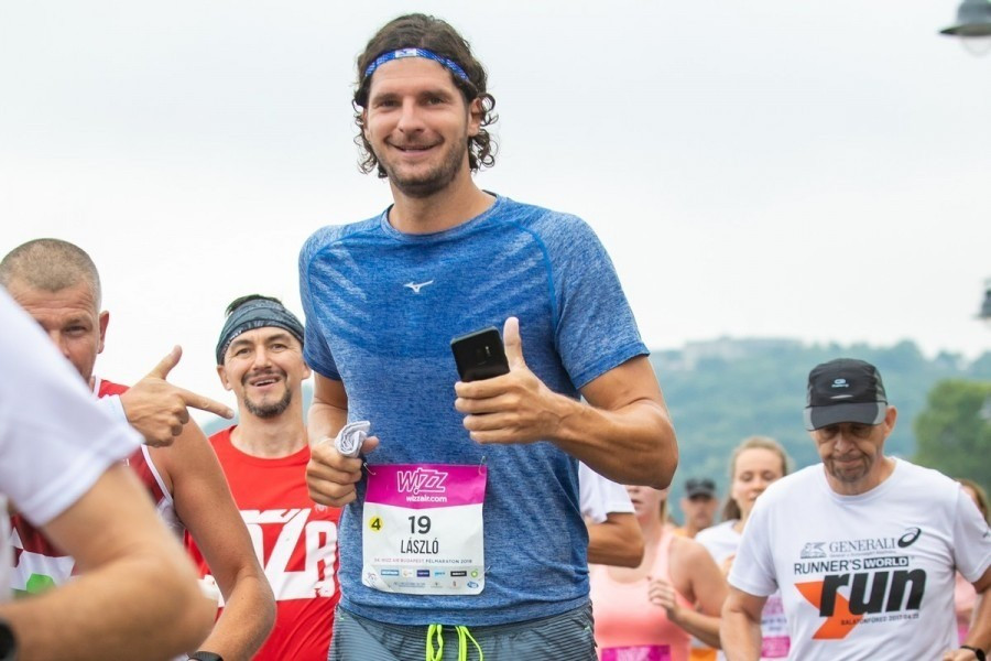 Nagy László tavaly futotta le élete első félmaratonját (archív fotó)