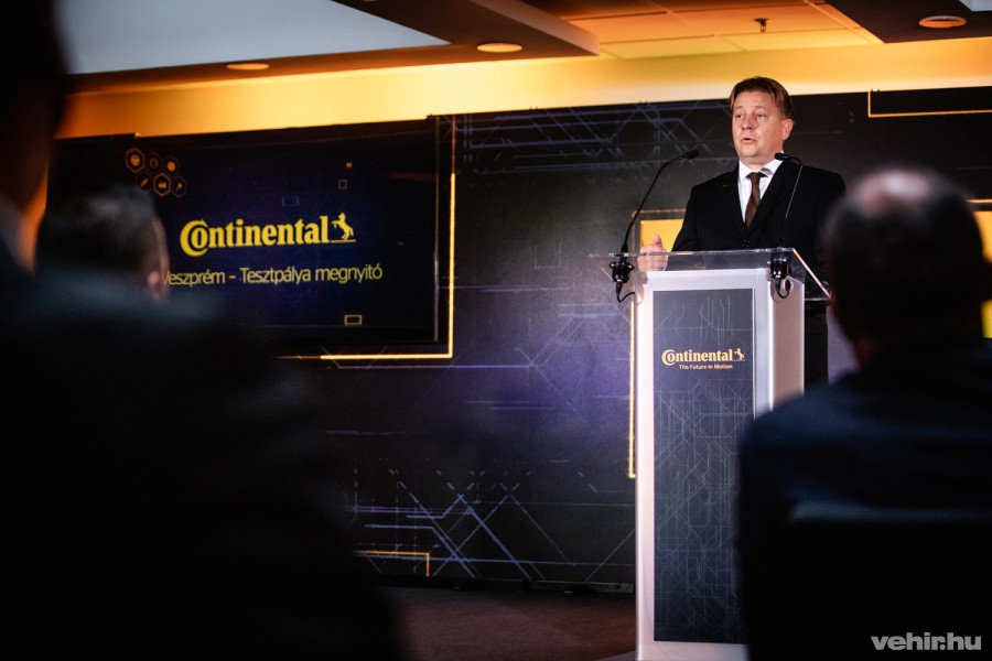 Pápai Tamás, a veszprémi Continental Automotive Hungary Kft. ügyvezető igazgatója.