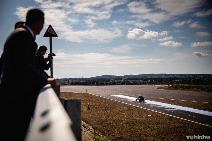Az új járműdinamikai tesztpálya
