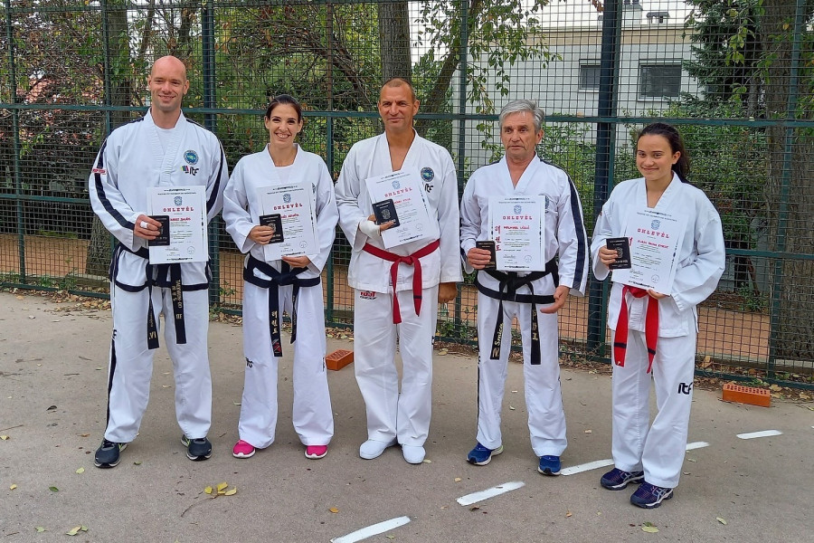 hibátlan gyakorlati és elméleti vizsgát tettek a veszprémi sportemberek