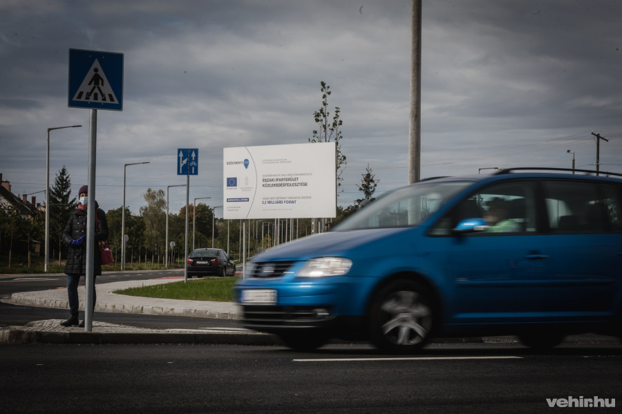 A felújított Kistó utca és a nyugat-kelet összekötőút kereszteződése
