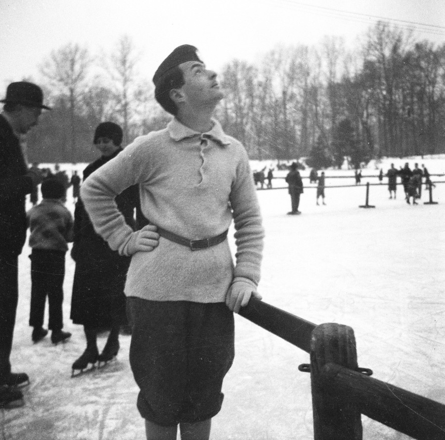 Budapest XIV., Városliget Műjégpálya 1935-ben. A kép adományozója: Magyar Bálint.