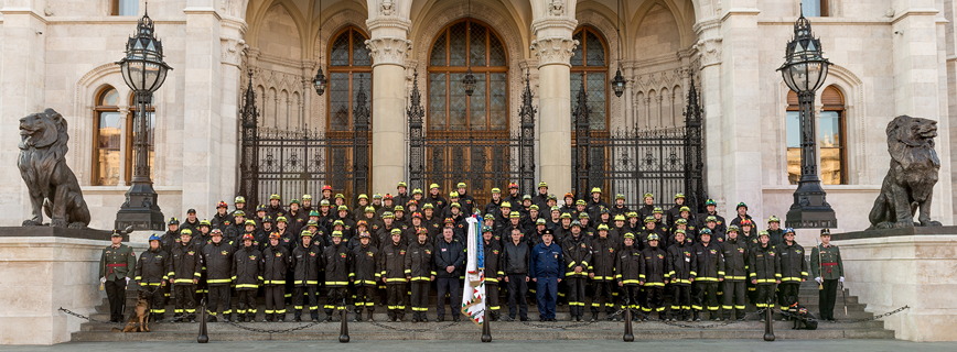 A HUNOR mentőszervezet (fotó: Katasztrófavédelem)