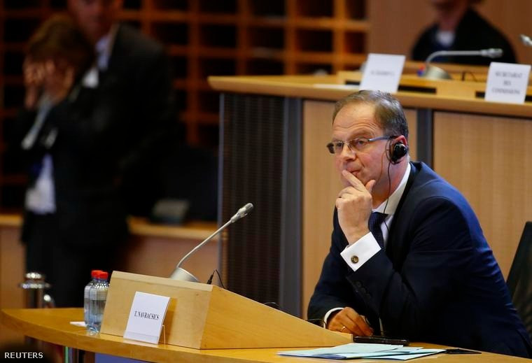 Navracsics Tibor brüsszeli meghallgatásán biztosi kinevezése előtt (fotó: Yves Herman)
