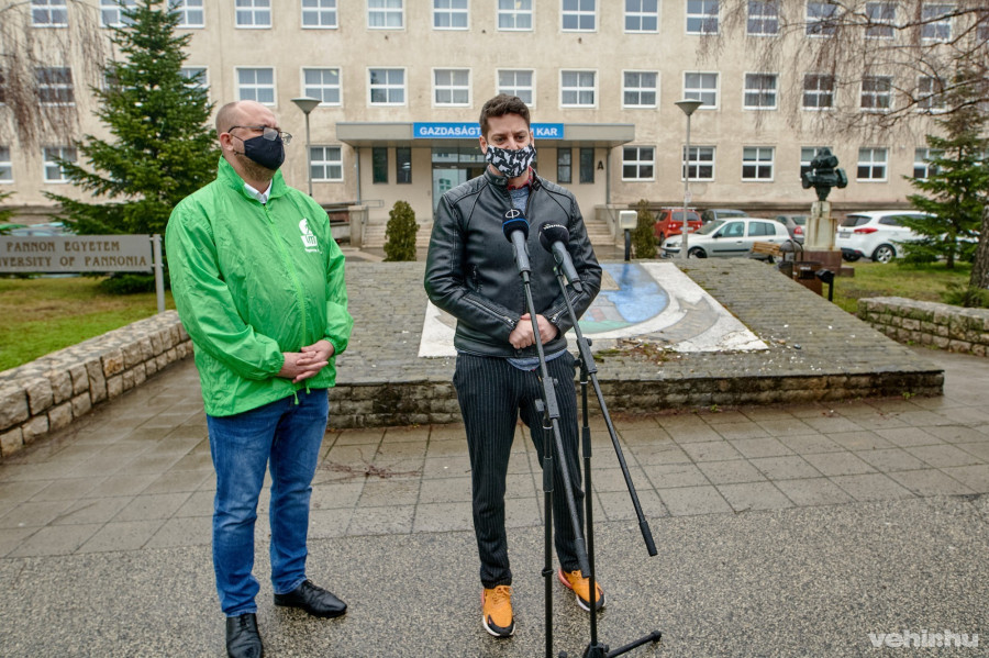 Gerstmár Ferenc és Ungár Péter, az LMP helyi és országos politikusai