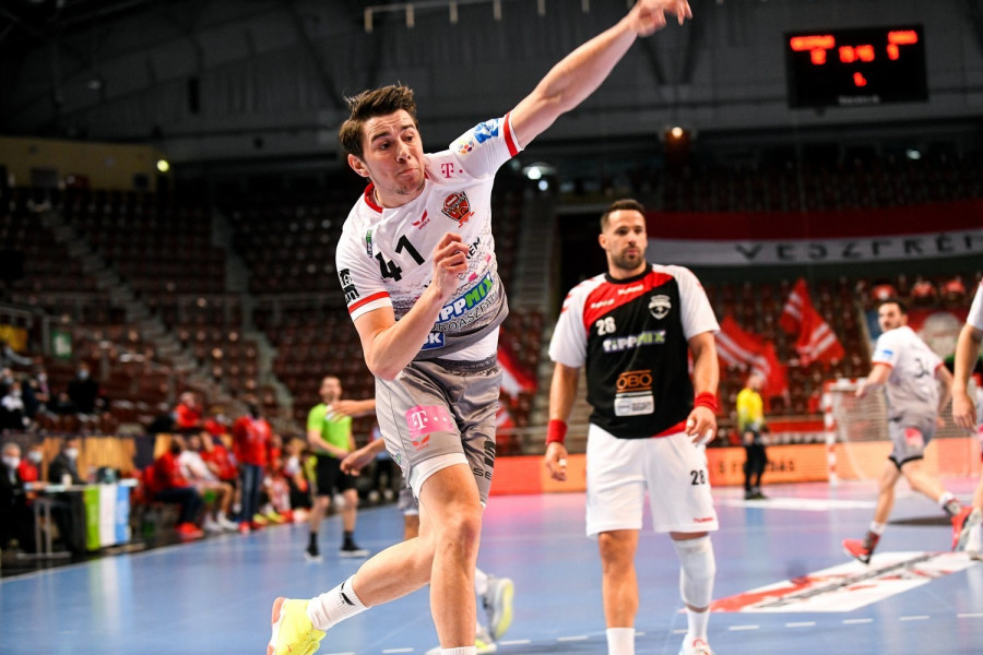 Dörnyei Borisz is betalált a győztes veszprémi csapatban - Fotó: Baumann Béla (archív)