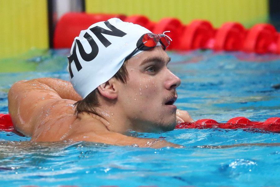 Rasovszky Kristóf harmadikként ért célba 1500 méteren - Fotó: MÚSZ Facebook (Derencsényi István)