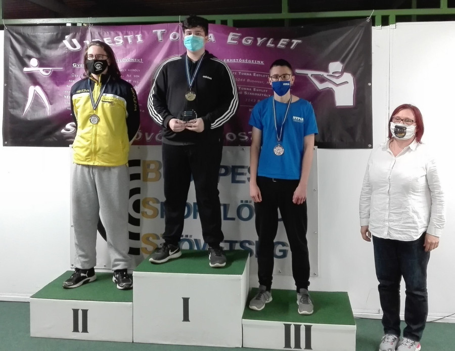 Renácz Róbert a dobogó tetejére állhatott - Fotó: Veszprémi Sportlövész Egyesület