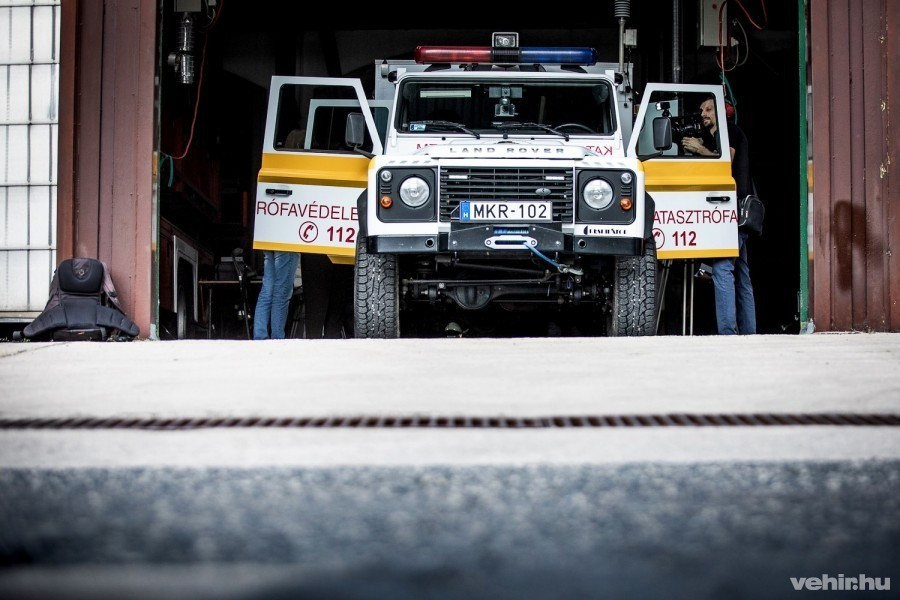 A katasztrófavédelmi mobil labor. Fotó: Kovács Bálin, Vehir.hu