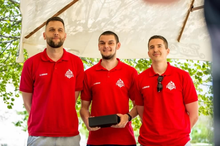 Csorvási Levente, Orgona Gergő és Baksa Szabolcs - fotó: veszpremkosar.hu