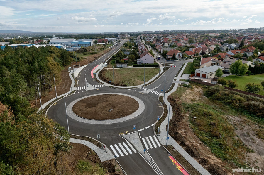 A Juhar utcai körforgalom