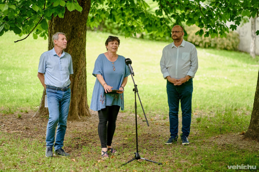 balról jobbra: Hartmann Ferenc (MSZP), Benczik Gabriella (Pérbeszéd), Gerstmár Ferenc (LMP)
