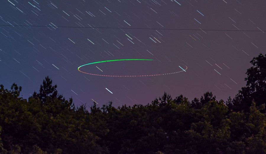 Landy-Gyebnár Mónika felvétele a drónról