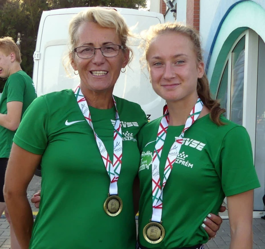 Varga Gréta egyéni csúccsal lett első - Fotó: SVSE