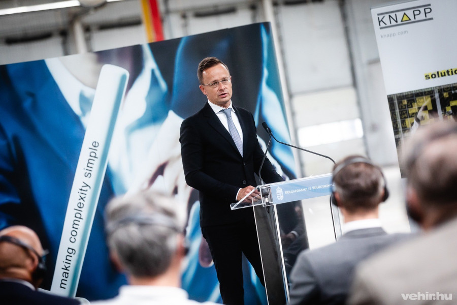 Szijjártó Péter külgazdasági és külügyminiszter 2021. július 20-án Nemesvámoson