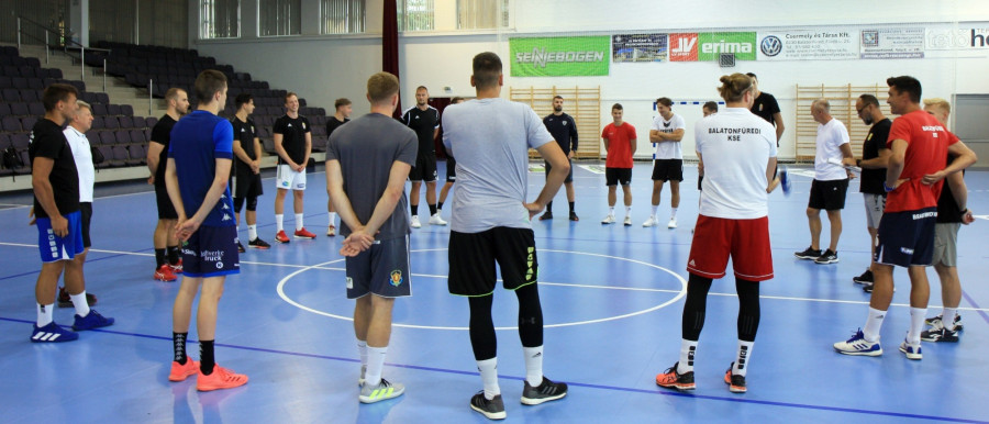 Július 19-én megtartotta az első edzését a füredi csapat - Fotó: BKSE