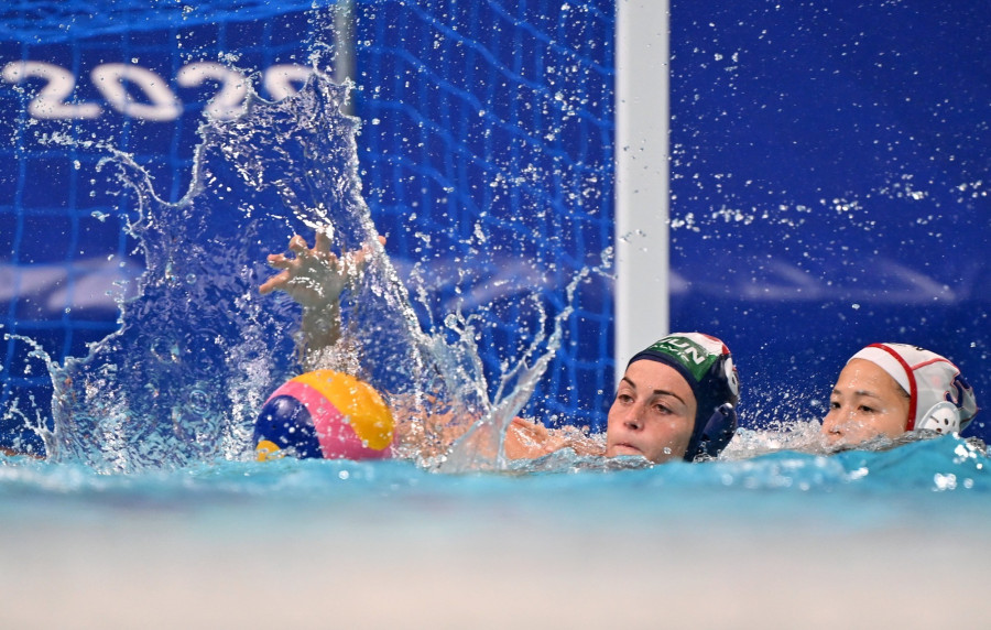 A csoportelsőségért szállnak harcba női vízilabdázóink - Fotó: MTI/Illyés Tibor