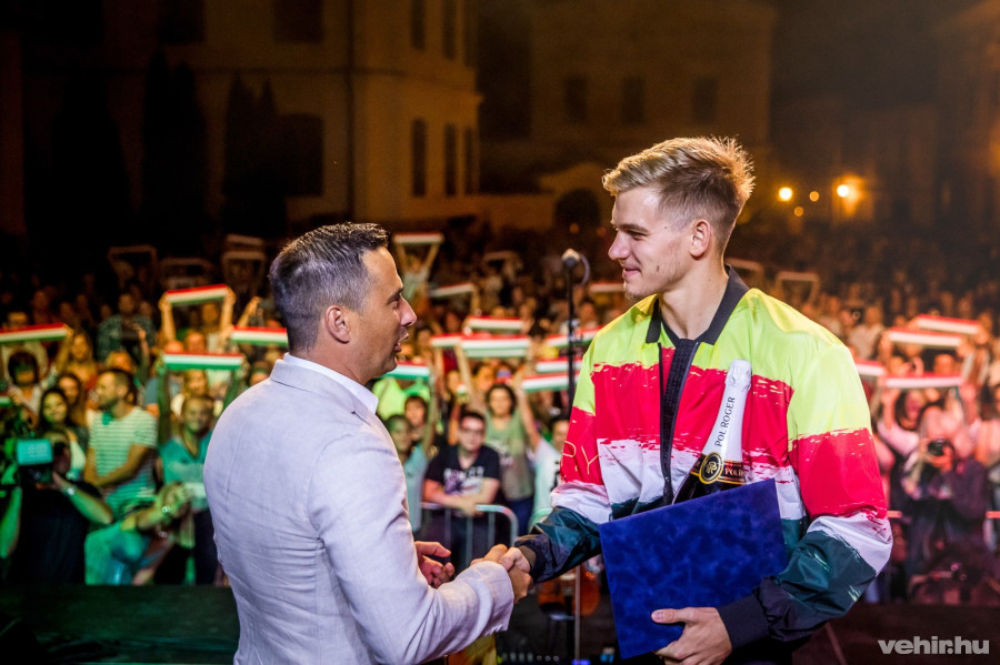 Ovádi Péter országgyűlési képviselő (Fidesz-KDNP) és Rasovszky Kristóf