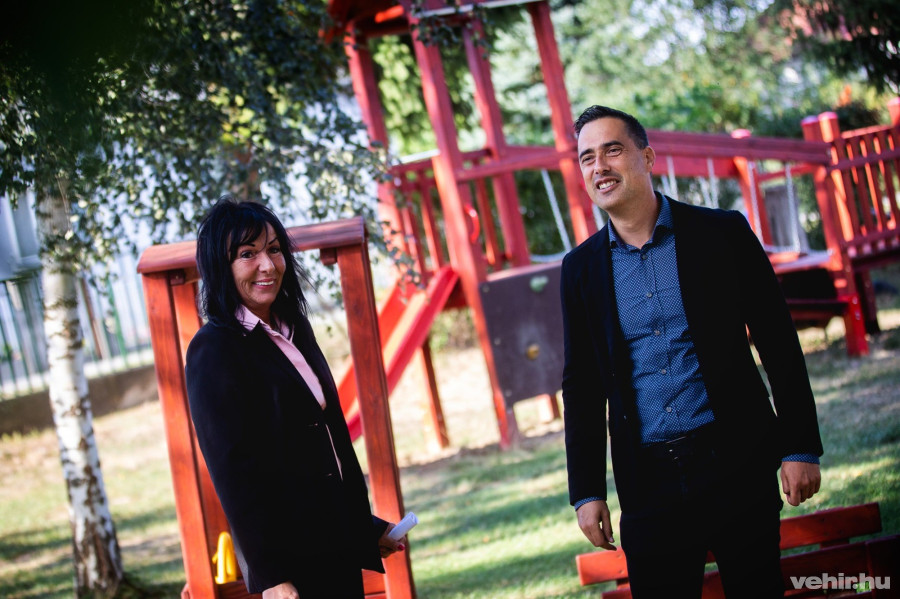 Weisz Elvira és Ovádi Péter 2021. szeptember 1-én Szentgálon.