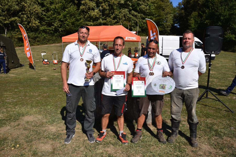 A bronzérmes csapat (Fotó: Fotó: Somogy Megyei Katasztrófavédelmi Igazgatóság)