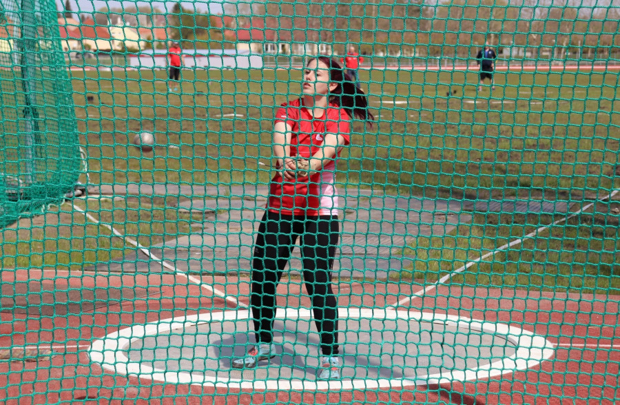 Fertig Fanni nagy fölénnyel nyerte meg a kalapácsvetést - Fotó: VEDAC