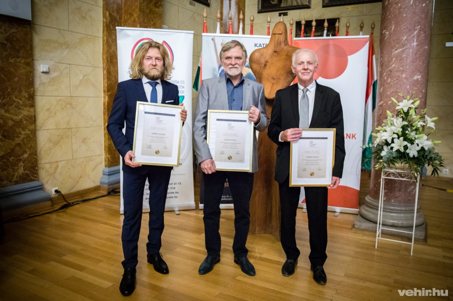 Az év megyei Prima díjasai: Sümegi Elemér, Diénes Attila és Cserép László