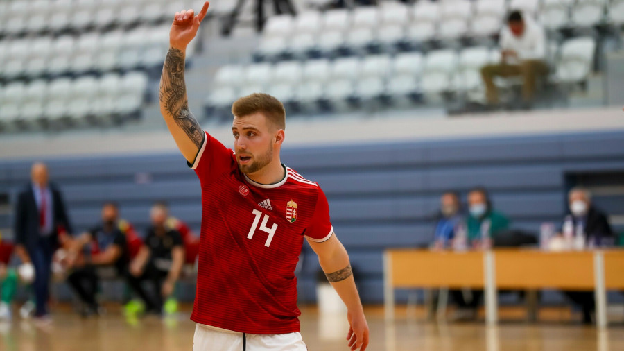 A veszprémi Rutai Balázs is tagja a magyar válogatott keretének - Fotó: MLSZ (archív)