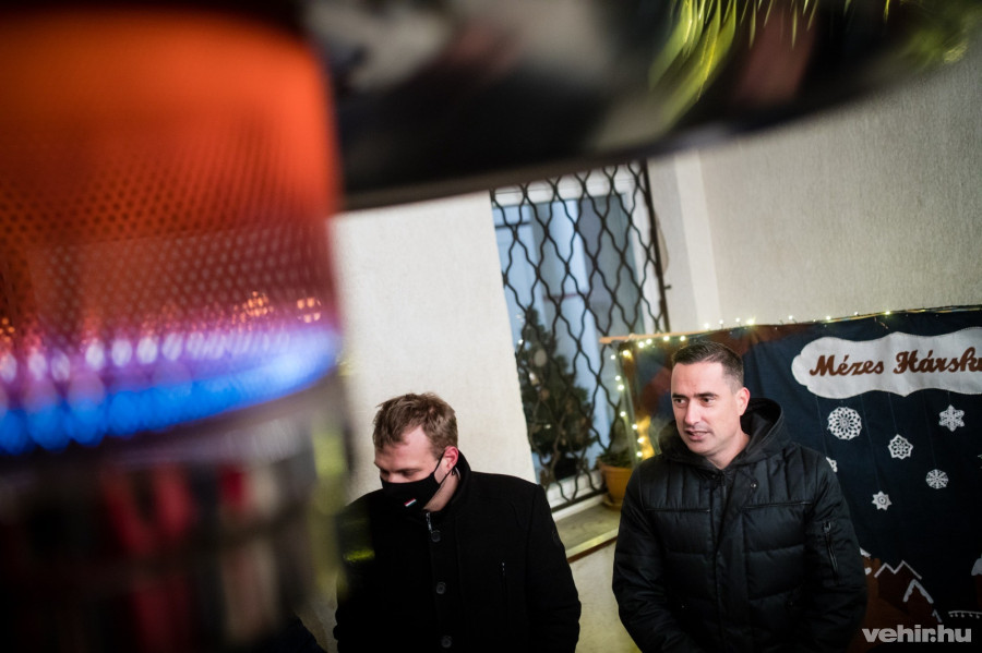 Tábori Ferenc és Ovádi Péter a kiállításmegnyitón.