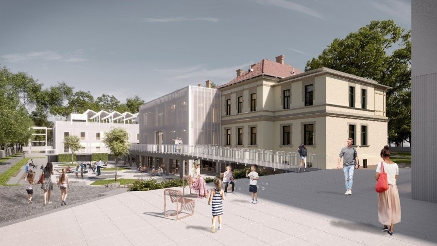 A mozgásközpont egyik látványterve