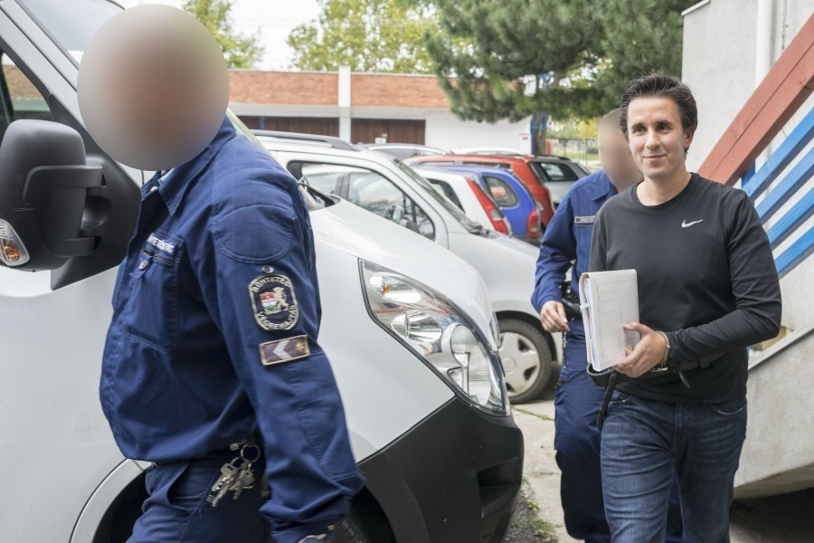 Czeglédy Csaba Veszprémben 2017-ben, akkor egy sajtóper miatt volt jelenése a bíróságon