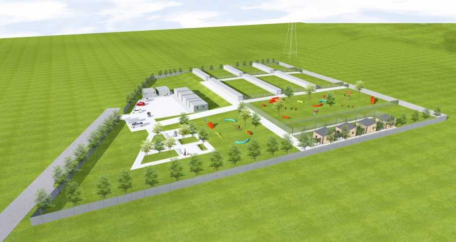 Az állatvédelmi kompetenciaközpont látványterve