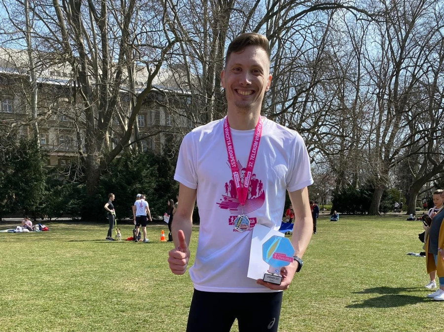  Koszár Zsolt nagy fölénnyel nyerte a 10 km-es számot - Fotó: VEDAC