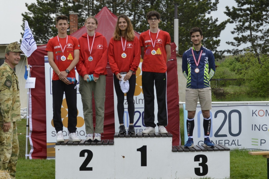 Az N18-F18 kategória dobogósai - Fotó: Bálint Mónika