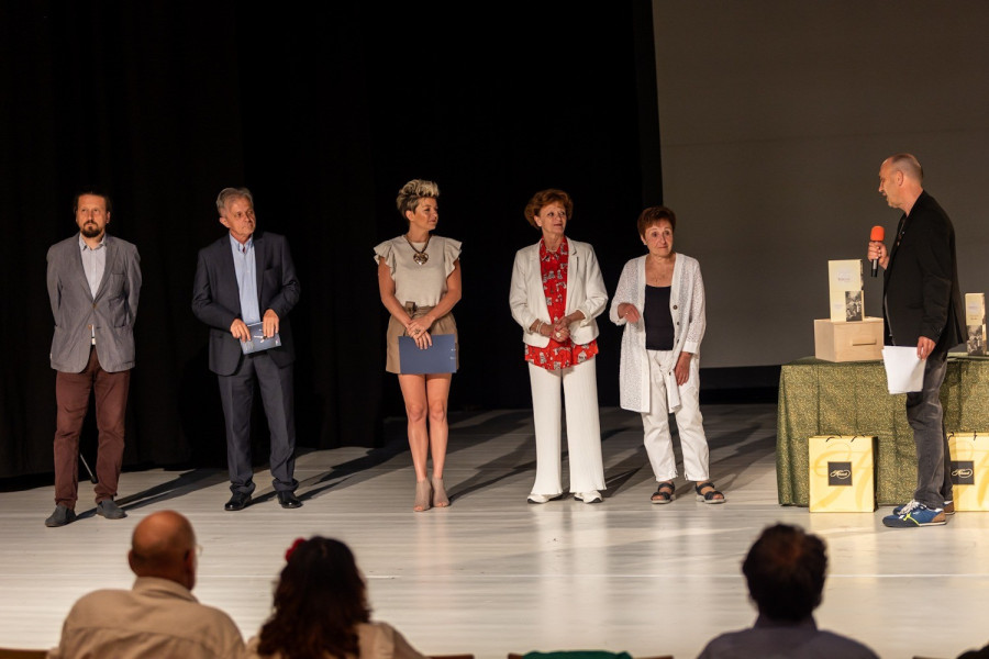 A díjátadó pillanatai (Szalai Csaba képe)