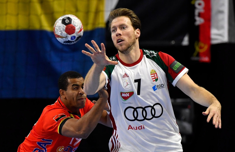 Császár Gábor a 2019-es vb-n, utolsó világversenyén a magyar válogatottban - Fotó: MTI/Illyés Tibor