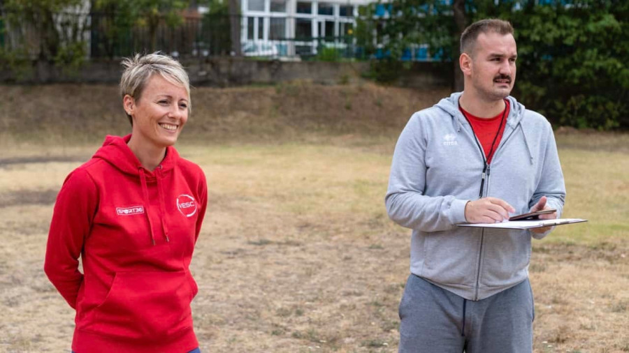 Szokolikné Kalmár Judit és Edon Ibrahimi - Fotó: VESC