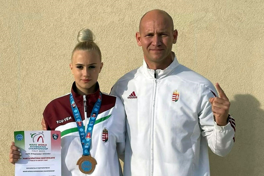 Sipos Regina ezüstérmes lett (archív fotó)