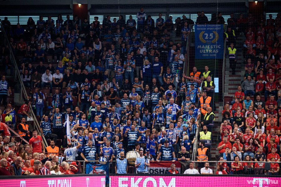 Vajon hányan lesznek csütörtökön a Veszprém Aréna vendégszektorában? (archív fotó)